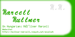 marcell mullner business card